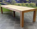 Krista dining tuintafel 320x110xH77,5 cm- poten 12 cm teak, Ophalen of Verzenden, Nieuw, Teakhout