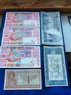 Nederland. - 6 Banknotes - Various Dates (Zonder, Postzegels en Munten, Munten | Nederland