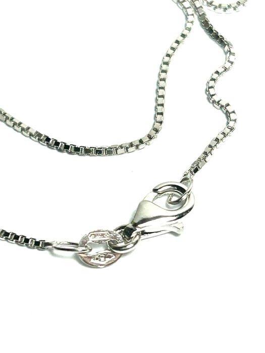 Halsketting - 18 karaat Witgoud, Sieraden, Tassen en Uiterlijk, Kettingen