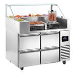 GGM Gastro | Voorbereidingstafel - 1210mm - 4 laden - voor |, Verzenden, Nieuw in verpakking