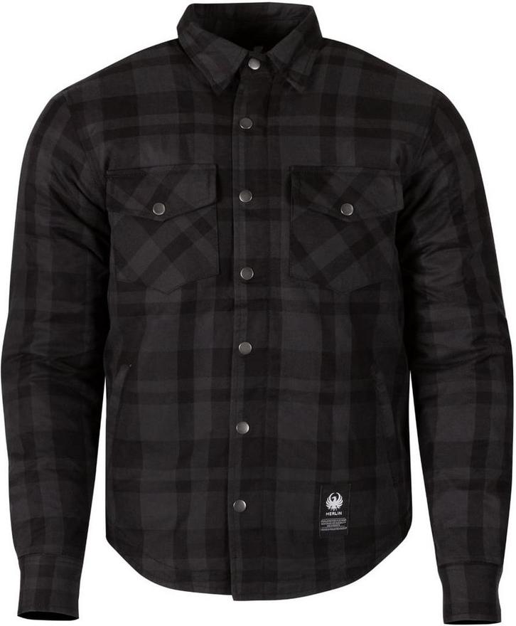 Merlin Axe Hydro Kevlar Grijs Waterdichte Motorshirt, Motoren, Kleding | Motorkleding, Heren, Nieuw met kaartje, Jas | textiel