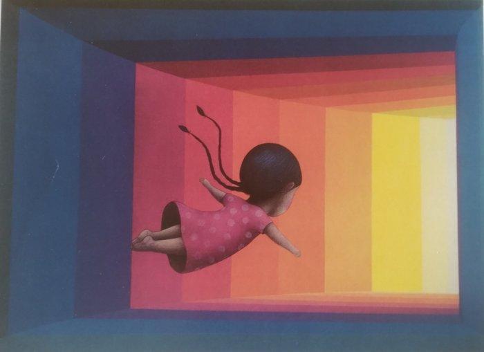 Seth (1972) - Globe painter, Antiek en Kunst, Kunst | Designobjecten