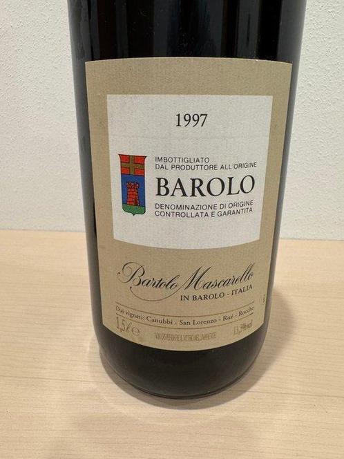 1997 Bartolo Mascarello - Barolo DOCG - 1 Magnum (1,5 L), Verzamelen, Wijnen