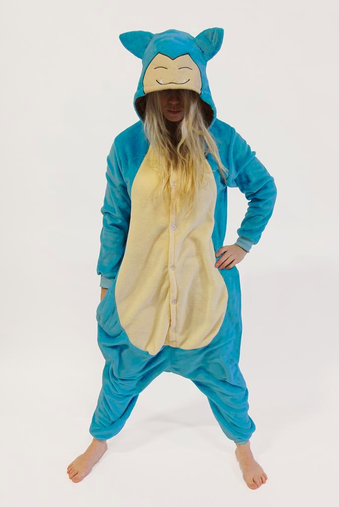 Onesie Snorlax Pokemon Pak Kostuum L-XL Snorlaxpak Jumpsuit, Kleding | Heren, Carnavalskleding en Feestkleding, Kleding, Nieuw