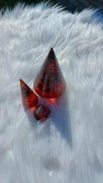 Beeldje - 3 Baltic Amber Cones (big, medium, small) - Hars,, Nieuw