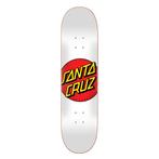 Santa Cruz Classic Dot 8.0 skateboard deck - wit, Sport en Fitness, Verzenden, Nieuw