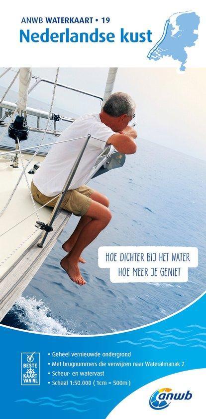 9789018046149 ANWB waterkaart 19 - Nederlandse Kust, Boeken, Studieboeken en Cursussen, Nieuw, Verzenden