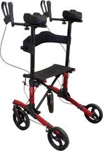 Aidapt lichtgewicht onderarm rollator - rood - 4 wielen, Diversen, Verpleegmiddelen, Nieuw, Verzenden