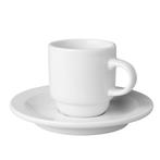 GGM Gastro | (6 stuks) BUDGETLINE - Koffiekopjes + schotels, Verzenden, Nieuw, Effen, Kop(pen) en/of Schotel(s)