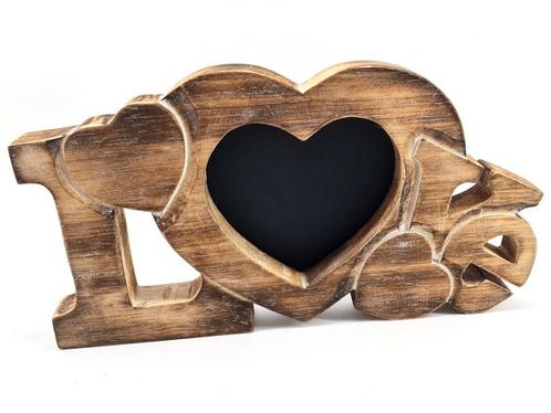 Fotolijstje love 20x36 cm natural, Audio, Tv en Foto, Fotografie | Fotolijsten, Nieuw, Ophalen of Verzenden