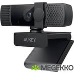 AUKEY PC-LM7 webcam 2 MP 1920 x 1080 Pixels USB Zwart, Verzenden, Nieuw, Aukey