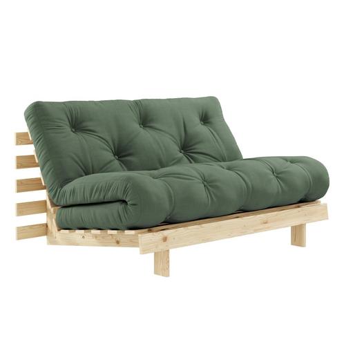 19% Korting | Karup Design Roots Slaapbank, Huis en Inrichting, Slaapkamer | Slaapbanken, Groen, Zo goed als nieuw, Verzenden