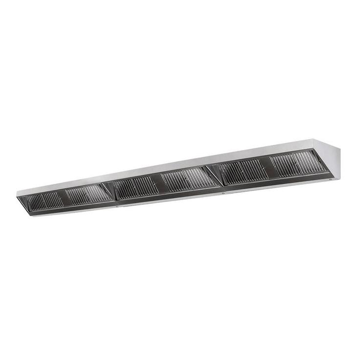 GGM Gastro | Wandafzuigkap - 4200mm - met filter & lamp |, Witgoed en Apparatuur, Afzuigkappen, Inbouw, 800 m³ per uur of meer
