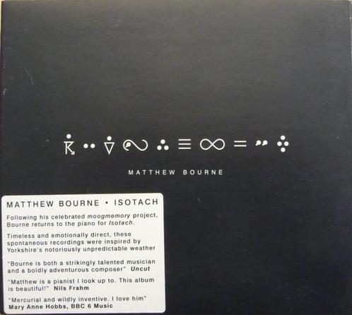 cd digi - Matthew Bourne - Isotach, Cd's en Dvd's, Cd's | Jazz en Blues, Zo goed als nieuw, Verzenden