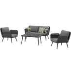 Rhodos stoel bank loungeset 4 delig rope, Ophalen of Verzenden, Nieuw