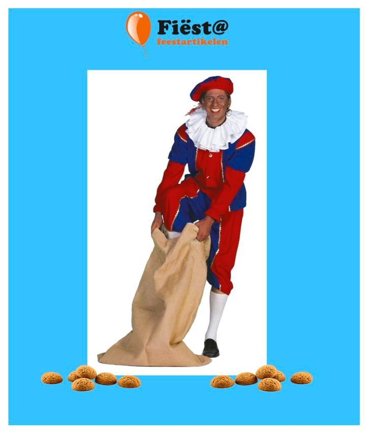 Pietenkostuum huren Goedkoopste Scherpenzeel/Renswoude, Diversen, Sinterklaas, Zo goed als nieuw, Ophalen