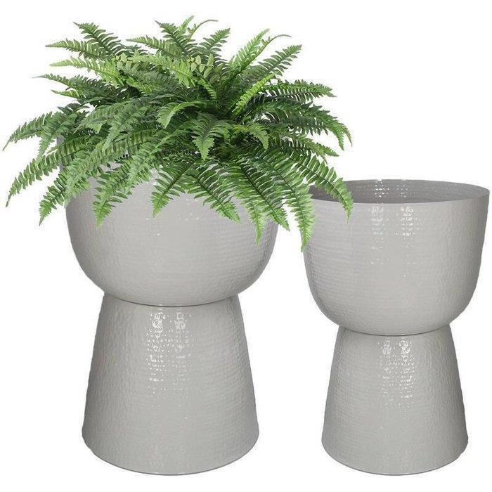 Bloempot (2) - Metaal, IJzer, Antiek en Kunst, Kunst | Designobjecten