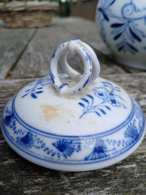 Blue onion Teapot Louis Regout dutch Zwiebelmuster, Antiek en Kunst, Antiek | Glas en Kristal