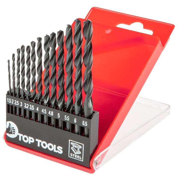 Boor Set 1.5 - 6,5 mm - Metaal 13-delig, Doe-het-zelf en Verbouw, Gereedschap | Machine-onderdelen en Toebehoren, Nieuw, Ophalen of Verzenden