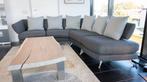 Rolf Benz 222 hoekbank Refurbished in Keymer Richwool stof, Zo goed als nieuw