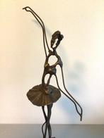 sculptuur, Sierlijke ballerina - 38 cm - Brons, Antiek en Kunst