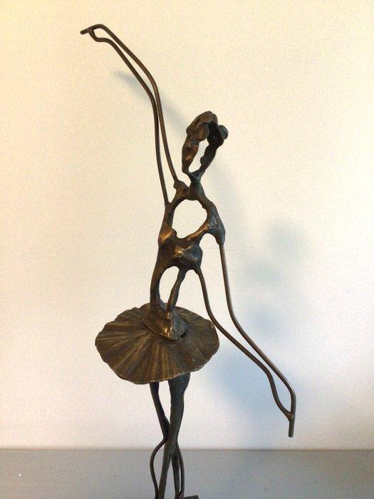 sculptuur, Sierlijke ballerina - 38 cm - Brons, Antiek en Kunst, Curiosa en Brocante