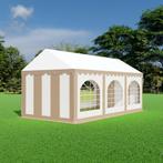 Partytent 3x6  PVC - Premium | Zandkleur / wit, Partytent, Minder dan 4 meter, Nieuw, 5 tot 8 meter