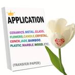 Laser transferpapier voor kaarsen, glas & hout - a4 diy, Hobby en Vrije tijd, Ophalen of Verzenden, Nieuw