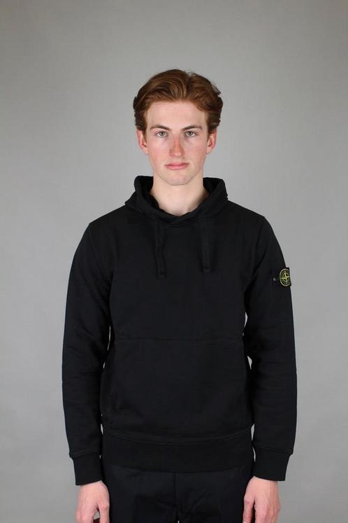 Stone Island Felpa Hoodie Zwart - Diverse maten, Kleding | Heren, Truien en Vesten, Ophalen of Verzenden