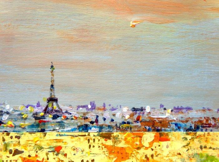 Denis Pascal dit Roy (XX-XXI) - Paris et la Tour Eiffel, Antiek en Kunst, Kunst | Schilderijen | Klassiek