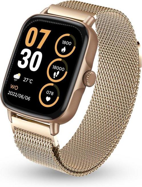 AyeWay Smartwatch - Stalen Band - Waterdicht &amp;, Sieraden, Tassen en Uiterlijk, Smartwatches, Nieuw, Ophalen of Verzenden