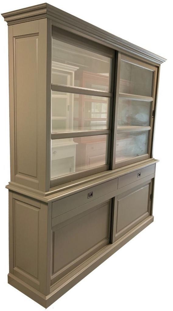 Buffetkast taupe Ermelo 200cm, Huis en Inrichting, Kasten | Buffetkasten, Ophalen of Verzenden