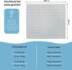 2dekans | EL-Life Verzwaringsdeken 11kg 200 x 200cm -, Ophalen of Verzenden, Zo goed als nieuw