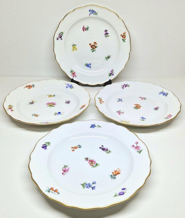 Meissen - Dessertservies (4) - dessertborden - Porselein -, Antiek en Kunst, Antiek | Glas en Kristal