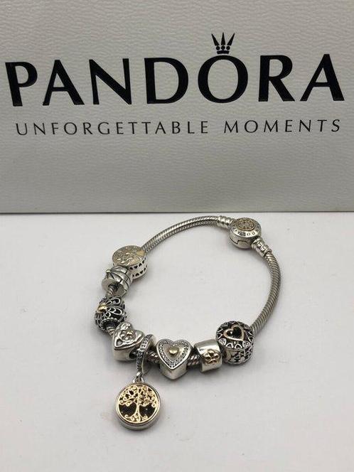Zonder Minimumprijs - Pandora - Bedelarmband Zilver, Sieraden, Tassen en Uiterlijk, Antieke sieraden
