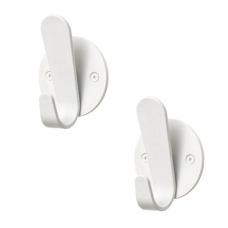Van Esch Krok HJH10 jashaak - set van 2 stuks - wit, Huis en Inrichting, Woonaccessoires | Kapstokken, Nieuw, Verzenden