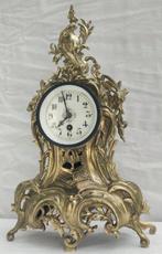 Klok - Brons, Glas - 1891/1921 - Japy Frères et Cie, Antiek en Kunst, Antiek | Klokken