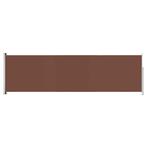 Tuinscherm Bruin 180x600cm - OP = OP - 40% Goedkoper!, Tuin en Terras, Staal, Nieuw, Ophalen of Verzenden, 200 cm of meer