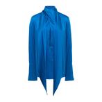 Daname • blauwe zijden blouse • 38, Maat 38/40 (M), Daname, Nieuw, Verzenden