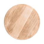 GGM Gastro | Houten pizzabord - Ø 340mm - met sapgroef |, Huis en Inrichting, Verzenden, Nieuw, Effen, Bord(en)