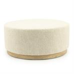Poef Avah large - beige Mantz, Ophalen of Verzenden, Nieuw