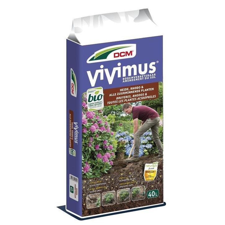 Vivimus® Heide, Rhodo & alle Zuurminnende planten 40ltr, Tuin en Terras, Aarde en Mest, Ophalen of Verzenden