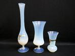 Empoli Opalina Fiorentina - Vaas (3) - Opaline glas, Antiek en Kunst