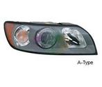 VOLVO S40/ V50, 2004-2007 - KOPLAMP, TYC, H7 + HB3, elekt..., Verzenden, Nieuw, Volvo