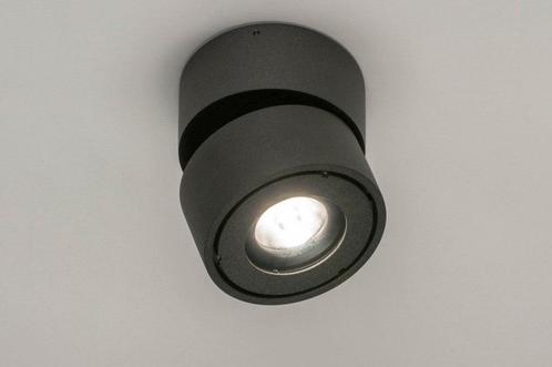 Rietveld Spots - Zwart, Antraciet Donkergrijs - Metaal, Alum, Huis en Inrichting, Lampen | Hanglampen, Verzenden