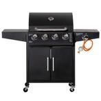 TRUUSK Gasgrill BBQ Met Elk 3 Branders 3 Kw Mobiele Grillwag, Tuin en Terras, Verzenden, Nieuw, TRUUSK
