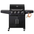 TRUUSK Gasgrill BBQ Met Elk 3 Branders 3 Kw Mobiele Grillwag, Tuin en Terras, Houtskoolbarbecues, Verzenden, Nieuw, TRUUSK