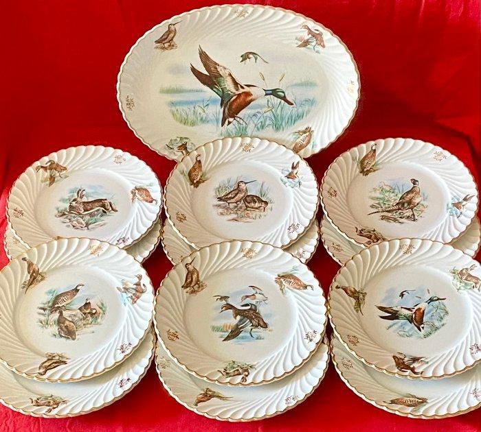 Keller et Guérin de Luneville - M.A. - Tafelservies (13) -, Antiek en Kunst, Antiek | Meubels | Tafels