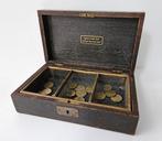 Spaarpot / Geldkist - Kist - Hout, Antiek en Kunst