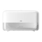 Tork Elevation twin coreless toiletpapier dispenser wit, Verzenden
